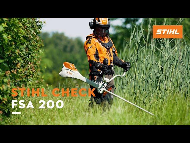 STIHL Check: STIHL Motorsense FSA 200 - Leistungsstarke Motorsense aus dem STIHL Akku AP-System