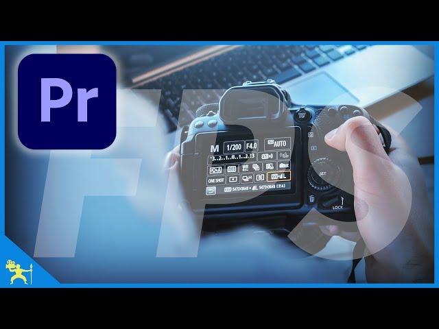 Change frame rate without changing speed in Premiere Pro