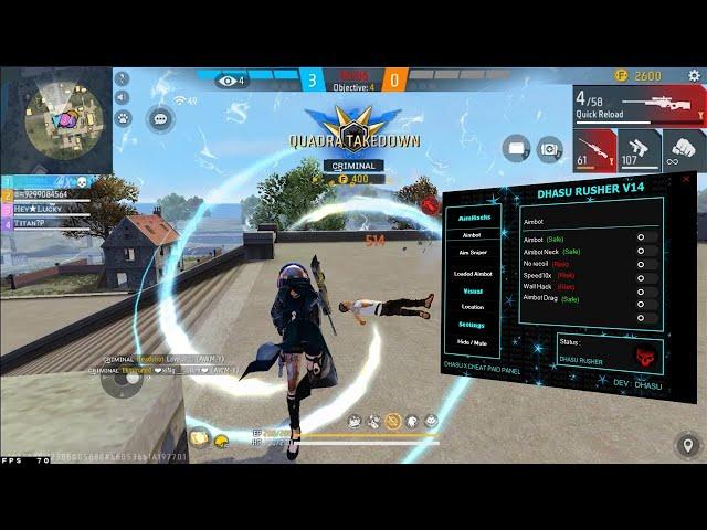 NEW PC PREMIUM  PANEL MONTAGE  AIMBOT FREE FIRE  SNIPER AIMBOT | #short #montage