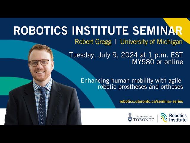 U of T Robotics Seminar: Robert Gregg