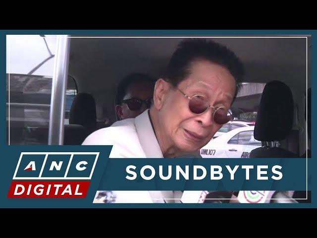 WATCH: Salvador Panelo, Imee Marcos react to Duterte's ICC arrest | ANC