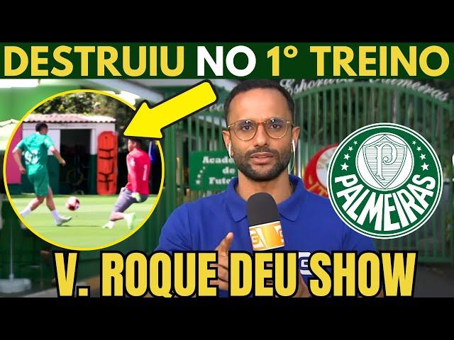 VITOR ROQUE DEU SHOW NO 1º TREINO! AS ÚLTIMAS INFORMAÇÕES DO PALMEIRAS.