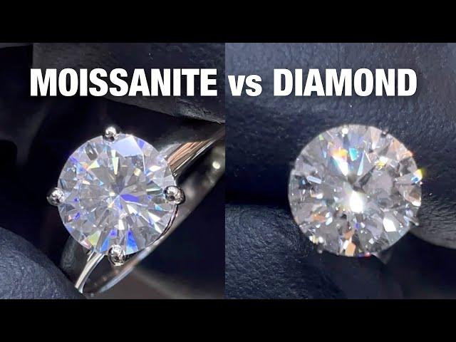 Moissanite vs Diamond (WHAT’S THE DIFFERENCE⁉️)