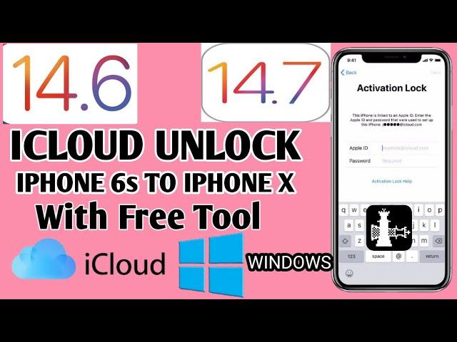 FREE Untethered iCloud Bypass Windows iOS 14.6 /14.7 MEID/GSM + Facetime/Siri/iCloud/Notification