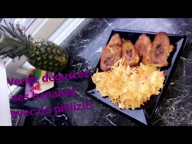 Banane pesé (recette haitienne)