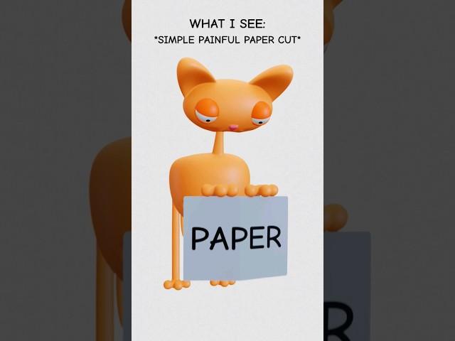 PAPER CUT (Animation Meme) @Ryanhdlombard #funny #cats #animation #meme