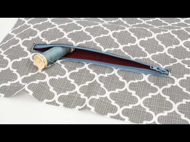 How to Sew a Zippered Pocket