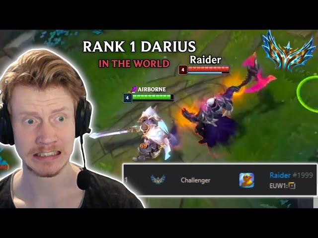 My Garen Made the Rank 1 Darius  Lose his Mind!