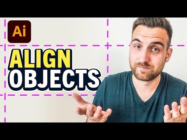 How to Align Objects & Distribute Evenly in Illustrator (Tutorial)