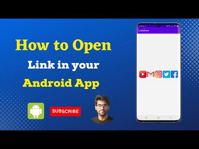 How to open url using intent in android | Open URL by clicking on TextView, Button or ImageView