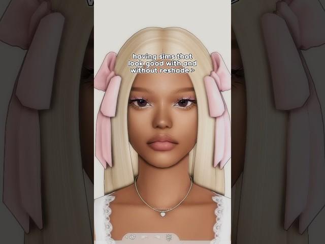 with and without reshade | #sims4 #thesims4 #sims