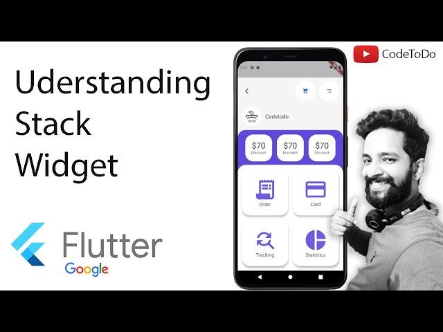 How to Use  Stack Widget  in Flutter- Speed Code