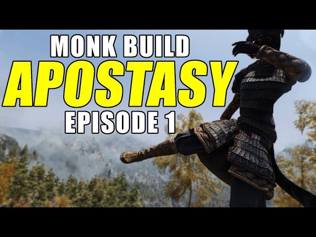 KHAJIIT MONK BUILD | Skyrim: Apostasy - Episode 1 | 3000+ Mods