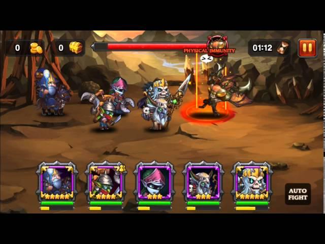 Heroes Charge LV 84 kill Lord of Cave Difficulty 3