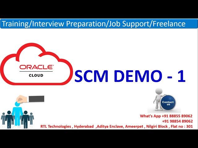 Oracle Fusion SCM Cloud Training & Placement Demo-1(+91 8885589062)