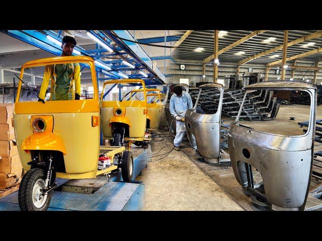 How Tuktuk Rickshaw Manufactured in Factory | Complete Production