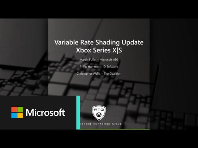 Variable Rate Shading Update Xbox Series Consoles