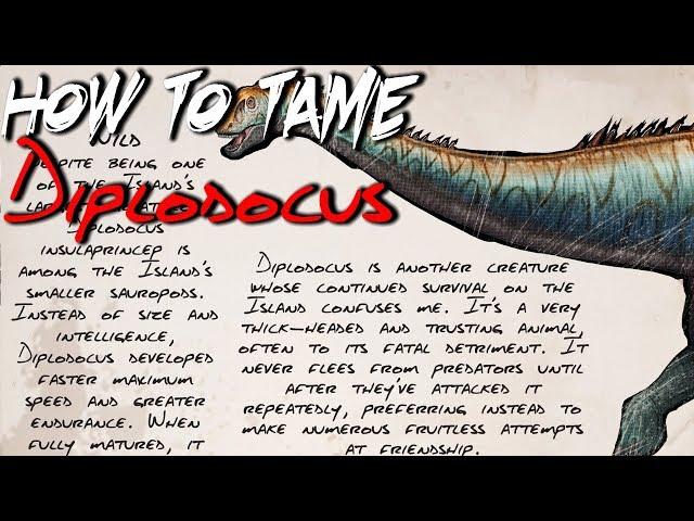 ARK | How to Tame: Diplodocus Knockout