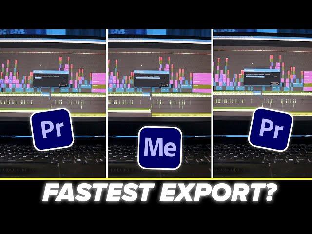 Testing the FASTEST Video RENDERING Option in Adobe Premiere Pro!