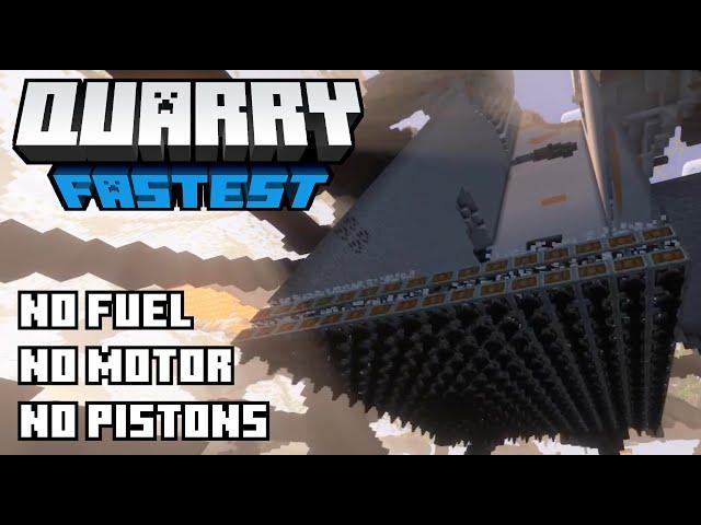 FASTEST Quarry in Minecraft Create Mod