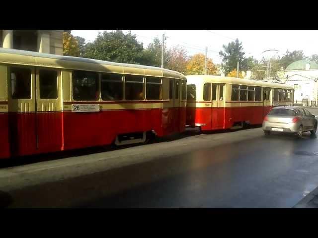 Trams of Leningrad. LM/LP-49. 09/29/2012.