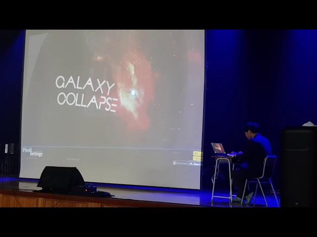 I play osu! mania on school talent show :)  play galaxy collapse.[Nanachi]