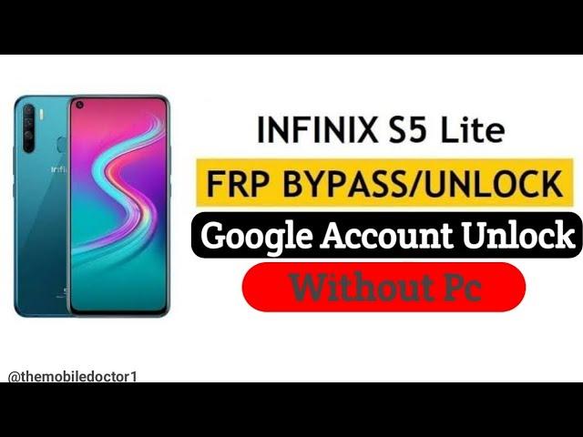 Infinix S5 Lite Frp Bypass | Google Account Unlock Without Pc | Latest Update