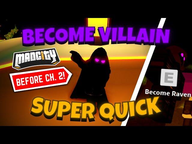 How To Become Villain SUPER QUICK In Mad City Before Chapter 2 | Roblox Mad City