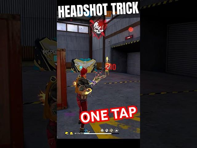 Smoothest headshot trick on mobile‍ #freefire