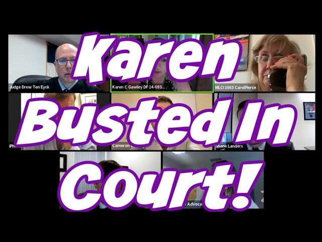 Wild Court Moments #97 - Busted Karen!