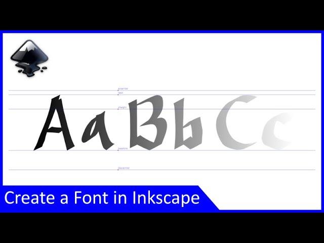 How to Create a Font in Inkscape