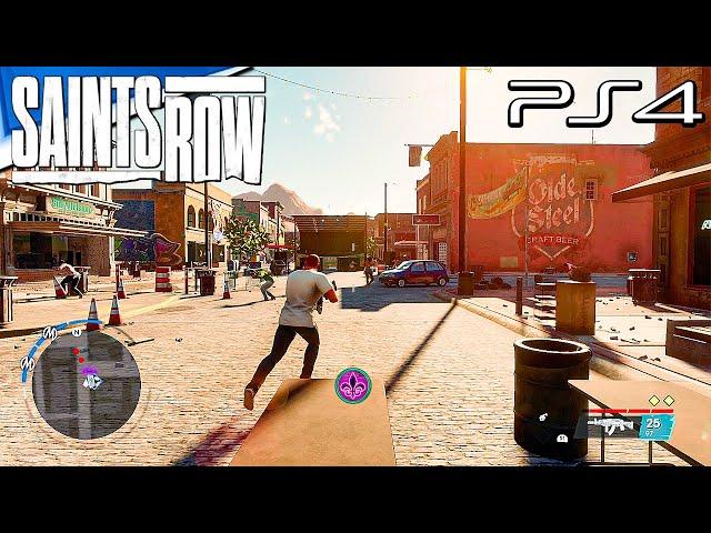 Saints Row PS4 Gameplay Free Roam