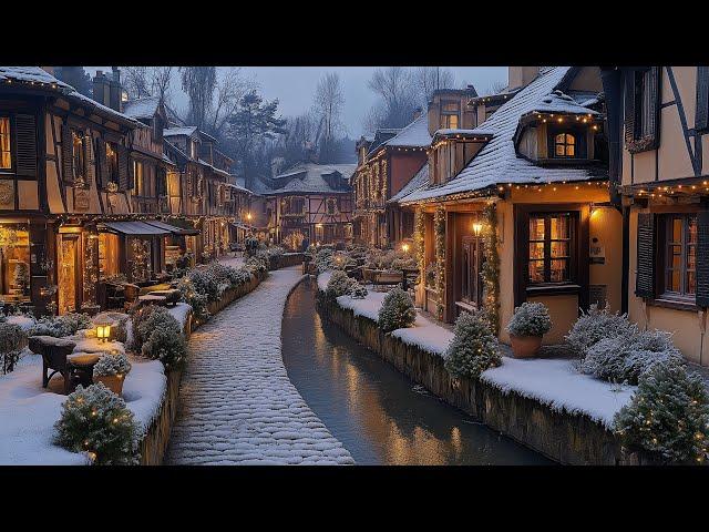 Colmar France - Evening Christmas 4K Walking Tour