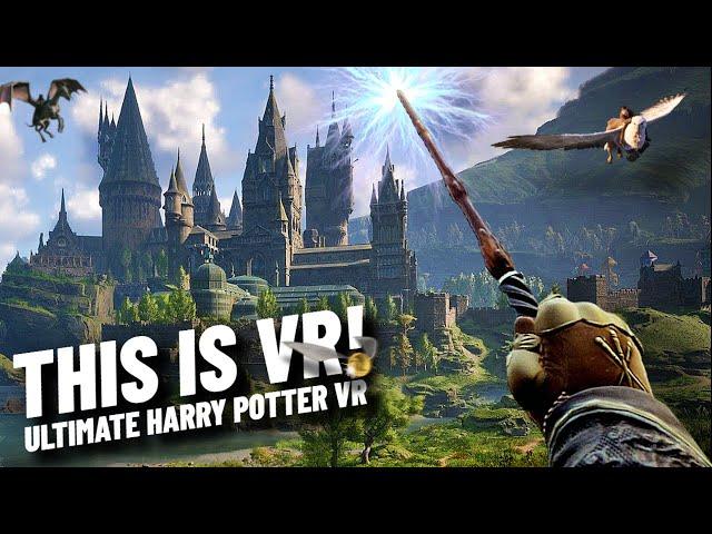 The ULTIMATE Harry Potter VR Experience! // Hogwarts Legacy VR (UEVR)