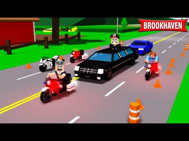 Başkan Konvoyu Yaptık !! - Roblox Brookhaven