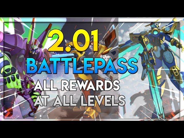 PALADINS 2.01 BATTLESUIT BATTLEPASS ALL REWARDS At All Levels !!!