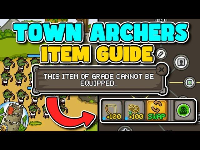 Grow Castle | TOWN ARCHER Guide - How to Get Items and Orbs