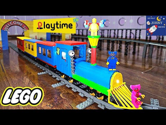 REAL WORKING POPPY PLAYTIME CHAPTER 2 TRAIN MOTORIZED LEGO POPPY PLAYTIME TRAIN GIANT DIY TRACKS