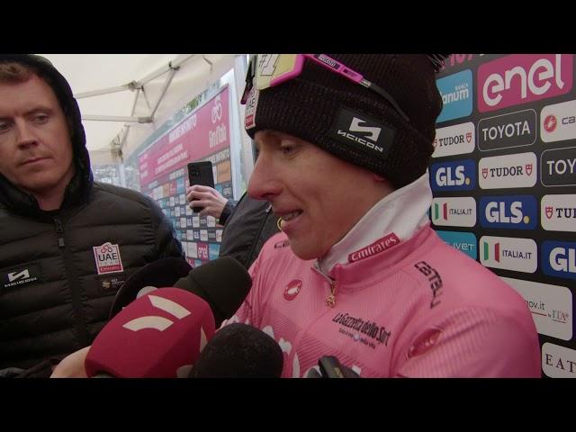 Tadej Pogačar - Interview at the finish - Stage 16 - Giro d'Italia 2024