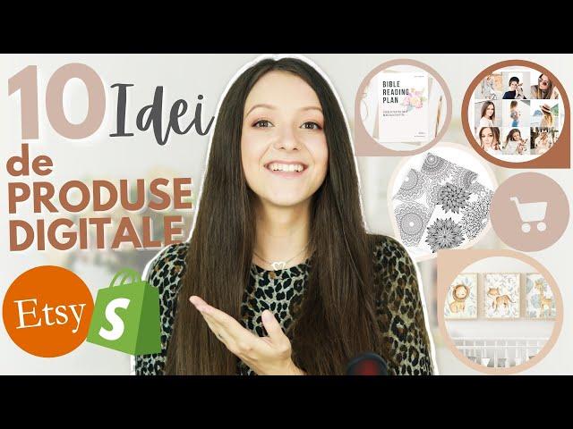 10 Idei de Produse Digitale pe care le poti Vinde pe Etsy sau pe Website | Cum Faci Bani Online