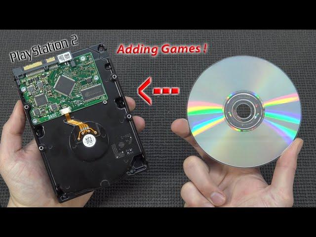 How To Add Games to an Internal Playstation 2 Harddisk ?