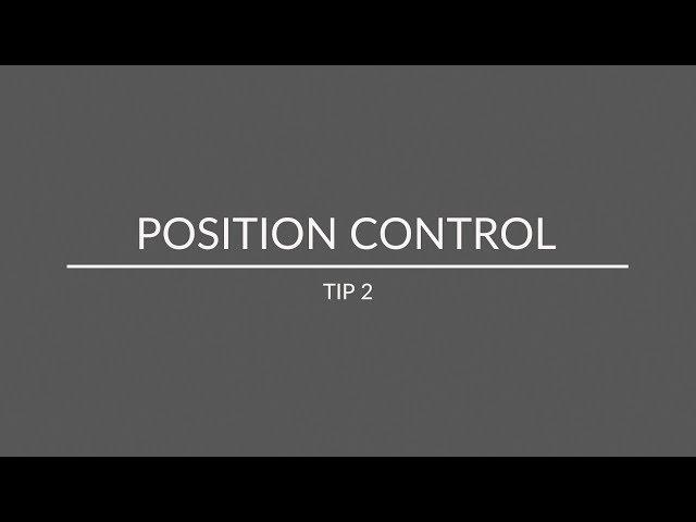 Position Control (Pins & Boxes for Ae Tip 2)