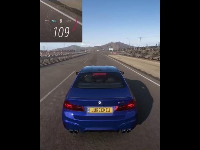 Brake test: BMW M5 g30 | Forza Horizon 5 | Jureckij | xBox Series X | 4K 60FPS |