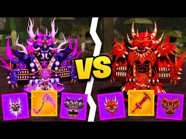 *MAX* MAGE VS WARRIOR PURPLE AKUMA + LEGENDARY SETS