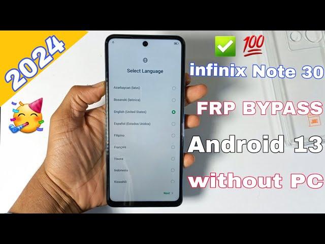 Infinix Note 30 FRP Unlock 2024 | infinix x6711 frp bypass Without Pc