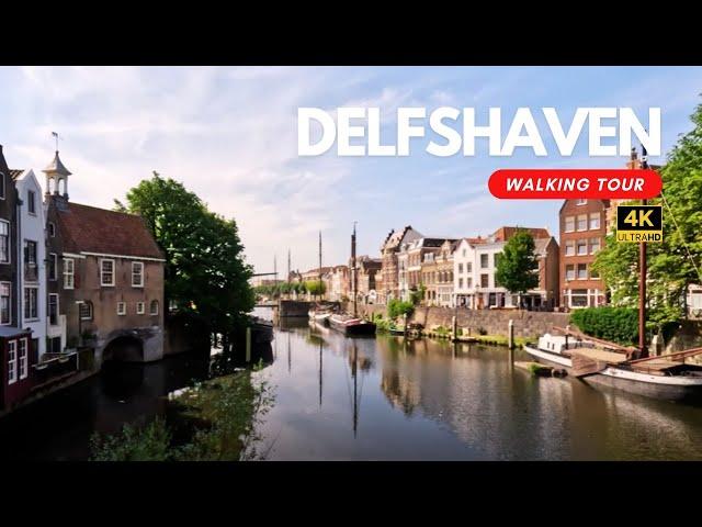 4K Walking Tour of Historic Delfshaven | Explore Rotterdam’s Charming Neighborhood