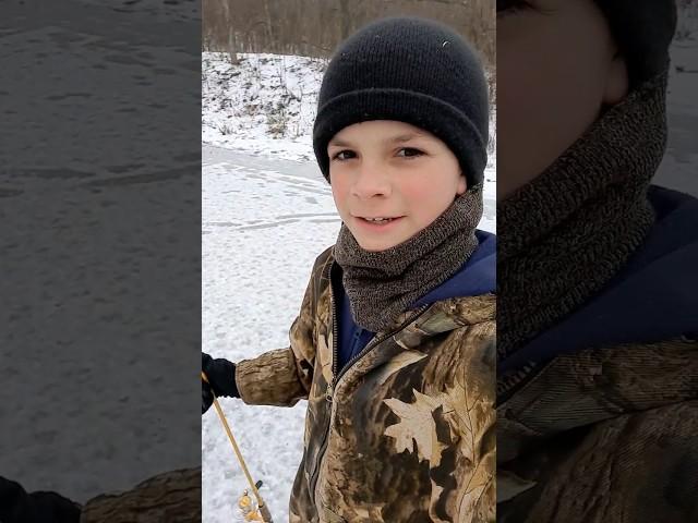 First time ice fishing!