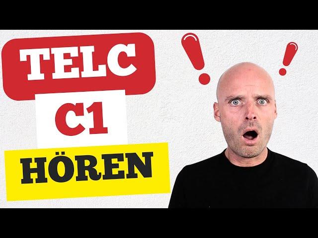 TELC C1 Hören | WICHTIGE Tipps & Tricks