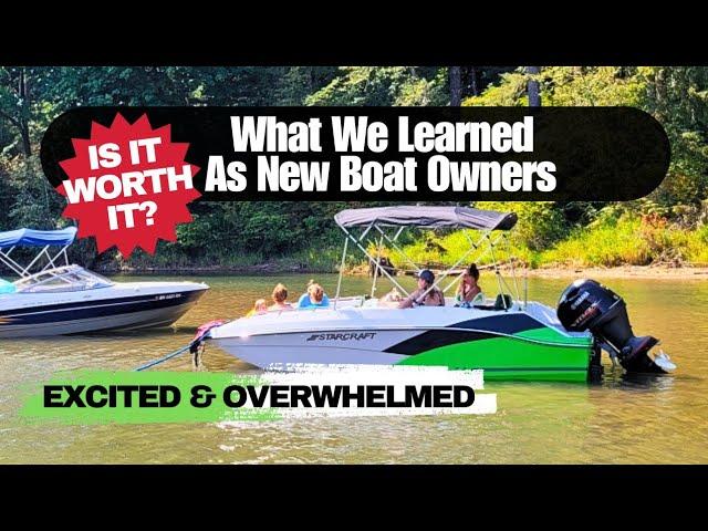 What We Learned as New Boat Owners | Starcraft SVX 171 OB