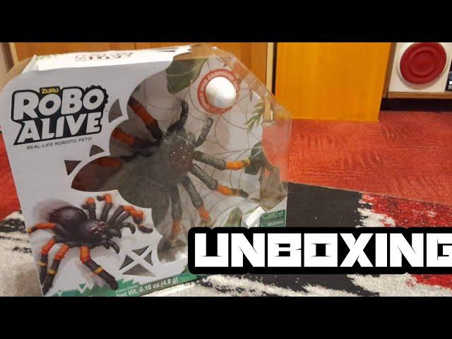 ZURU ROBO ALIVE GIANT TARANTULA UNBOXING